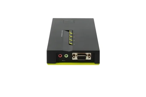LevelOne KVM-Switch 4 PC VGA+USB+Audio