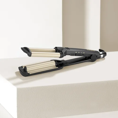 Babyliss Welleneisen Easy Waves C260E Titan-Keramik Schwarz - Lockenstyler-Typ: Lockenstab - Ionentechnologie: Keine Angaben - Anwender: Damen