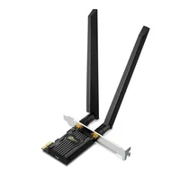TP-Link WLAN-AX PCIe Adapter Archer TXE72E - Schnittstelle Hardware: PCI-Express x1 - WLAN Standard: IEEE 802.11n (Wi-Fi 4) - IEEE 802.11ax (Wi-Fi 6) - IEEE 802.11b (Wi-Fi 2) - IEEE 802.11a (Wi-Fi 1) - IEEE 802.11g (Wi-Fi 3) - IEEE 802.11ax (Wi-Fi 6E) - I
