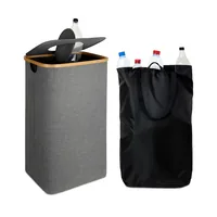 relaxdays Recyclingbehälter 100 L Grau - Anzahl Behälter: 1 - Fassungsvermögen: 100 l