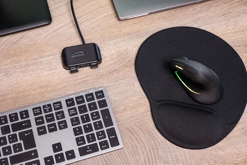 SPEEDLINK PIAVO PRO Illum. Ergo Mouse SL-630026-BK Wireless,Rechargeable,Black