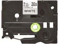 Brother TZE-FX211 label-making tape Black on white