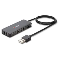 LINDY USB 2.0 Hub 4 Port ohne Netzteil