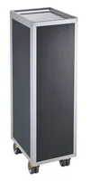 diaqua® Bartrolley Flugzeug Swissair Anthrazit, 30.1 x 103 cm - Tiefe: 40.5 cm - Breite: 30.1 cm - Höhe: 103 cm - Detailmaterial: Kunststoff - Aluminium - Grundmaterial: Metall