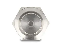 DeLOCK 20982 push-button panel Silver