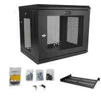 SERVER RACK 9U F. WALL 60X54 4X45CM BLACK