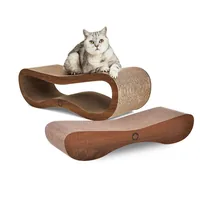 CanadianCat Kratzmöbel Set Orbit & Satellite Walnuss - Höhe: 23 cm - Anzahl Liegeplätze: 1 × - Detailfarbe: Walnuss - Tierart: Katze - Produkttyp: Kratzbrett