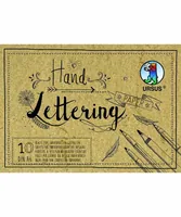 URSUS Zeichenblock Handlettering A6, 190 g/m², 10 Blatt, Braun - Papierformat: A6 - Produkttyp: Zeichenblock - Anwender: Erwachsene - Künstler - Jugendliche