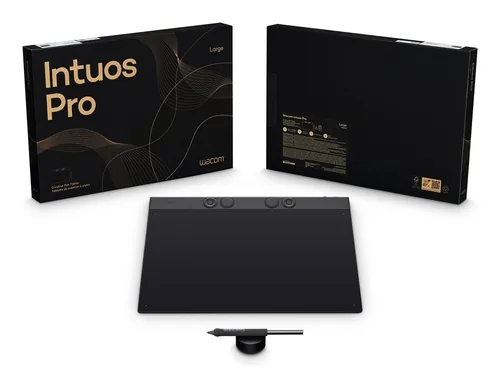 Wacom Intuos Pro Large graphic tablet Black 349 x 195 mm USB/Bluetooth