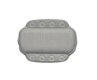 Kela Nackenkissen Kreta 32 x 23 cm, Grau - Detailfarbe: Grau - Breite: 23 cm - Länge: 32 cm - Detailmaterial: Polyvinylchlorid (PVC) - Grundmaterial: Kunststoff