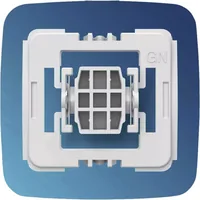 eQ-3 AG Homematic IP Adapter Gira neue Generation, 20er Pack, Tasten, Kabellos, Weiß, Kunststoff, IP20, Wand, Schrauben