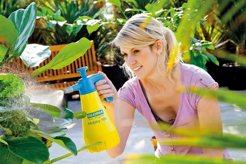 Gloria Rückensprüher Hobby 100, 1 l - Fassungsvermögen: 1 l - Detailfarbe: Hellblau - Gerätetyp: Druckspeichersprühgerät