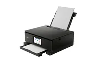 Canon Multifunktionsdrucker PIXMA TS8750 - Druckertyp: Farbig - Total Fassungsvermögen Papierzuführungen: 100 Seiten - Mobildruck: Ja - Anzahl Papierzuführungen (maximal): 1 - Druckgeschwindigkeit (farbig): 10 ppm - Druckgeschwindigkeit (schwarz-weiss): 1