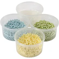 Creativ Company Modellier-Set Pearl Clay 3 x 25 g - Packungsgrösse: 75 g - Set: Ja - Anwender: Kinder - Hobbyanwender - Detailfarbe: Hellgrün - Gelb - Blau - Modelliermasse Art: Modellier-Set - Trocknung: Lufttrocknend