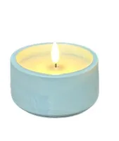 Dameco LED-Kerze Blau - Betriebsart: Batteriebetrieb - Fernbedienung: Nein - Aussenanwendung: Ja - Höhe: 5.5 cm - Timerfunktion: Ja - Set: Ja