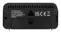 TFA Dostmann Digitalwecker Grau - Betriebsart: Akkubetrieb - Funksignal: Nein - Funktionen: Timer - Umschaltbar °C/°F - Weckfunktion - Ausstattung: Aussentemperaturanzeige - Luftfeuchtigkeit - Displaytyp: LED - Detailfarbe: Grau