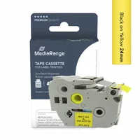 MediaRange Schriftbandka. Brother TZ-651TZe-651 24mm 8m sw