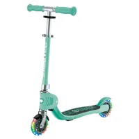 GLOBBER Scooter Flow Foldable Junior Mint - Altersempfehlung ab: 3 Jahren - Ausstattung: Höhenverstellbarer Lenker - Leuchträder - Reifentyp:  Kunststoffreifen - Eigenschaften: Keine Eigenschaft - Zertifikate: Keine Zertifizierung - Belastbarkeit: 50 kg