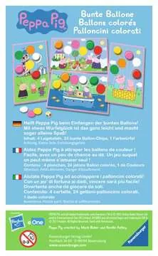 Ravensburger Kinderspiel Peppa Pig: Bunte Ballone - Sprache: Multilingual - Italienisch - Französisch - Deutsch - Kategorie: Lernspiel - Altersempfehlung ab: 3 Jahren - Spieldauer: 10 min - Min. Anzahl Spieler: 2 - Max. Anzahl Spieler: 4