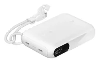 10K PD20W POWER BANK WITH DISPLAY WHITE