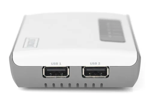 Digitus 2 Port USB 2.0 Wireless Multi-Functional Network Server, 300 Mbps