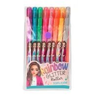 Topmodel Glitzerstift Top Model 8 Stifte, Mehrfarbig - Strichstärke: 0.6 mm - Set: Ja - Verpackungseinheit: 8 Stück - Eigenschaft-Stift: Glitzer - Anwender: Kinder - Kreativbedarf - Fasermaler & Fineliner Art: Glitzerstift