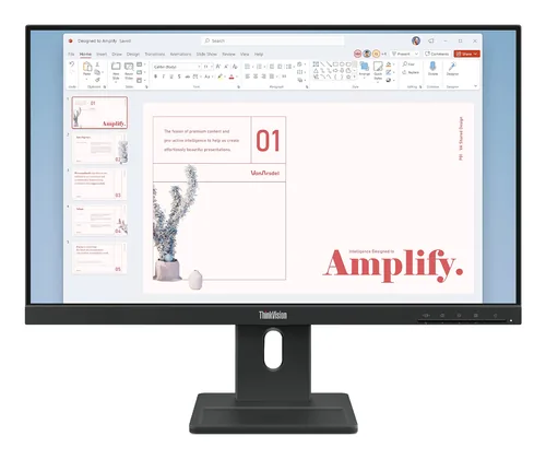 Lenovo ThinkVision E24-40 écran plat de PC 60,5 cm (23.8") 1920 x 1080 pixels Full HD LCD Noir