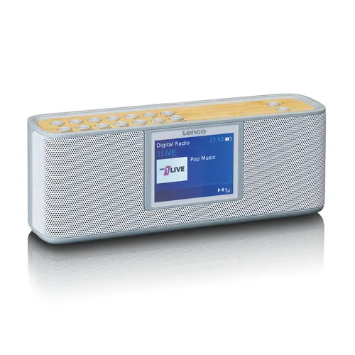 Lenco LEN PDR-046 Personal Analog & digital Brown, White