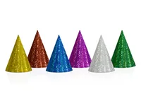 Partydeco Partyhüte holografisch Mehrfarbig, 16 x 10 cm, 20 Stück - Packungsgrösse: 20 Stück - Produkttyp: Partyhüte - Material: Gummi - Folie - Papier - Detailfarbe: Mehrfarbig - Motto: Universal
