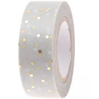 Rico Design 99001.77.74 craft tape 10 m Gold, Grey