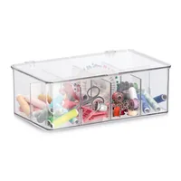 Zeller Present Küchenschrank-Organizer Transparent 27.5 x 16.5 x 9.5 cm - Produkttyp: Aufbewahrungsbox - Ordnungssystem - Detailfarbe: Transparent - Breite: 16.5 cm - Höhe: 9.54 cm - Tiefe: 27.5 cm - Volumen: 4.32 l