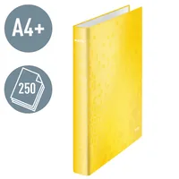 LEITZ Ringbuch WOW A4 4241-00-16 gelb