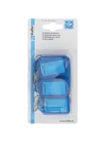 RIEFFEL SWITZERLAND Schlüsseletiketten 38x22mm KT 1000 SB/10 BLAU blau 10 Stück
