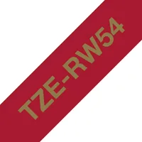 PTOUCH Band rot/gold TZE-RW54 Tze Geräte 24mm
