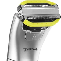 Trisa Multirasierer Vario Blade 2in1 - Typ: Multirasierer - Rasierart: Trocken - Körperbereich: Gesicht - Kopf - Reinigungsstation: Nein - Anwender: Herren