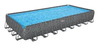 Bestway Pool APX365 488 x 132 cm - Volumen: 52231 l - Pumpentyp: Sandfilterpumpe - Schlauchsystem: 38 mm - Form: Eckig - Länge: 956 cm - Breite: 488 cm