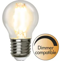 Star Trading LED Leuchtmittel E27 G45 Clear 470 lm, 2700K, 4.2W, 230 V - Energieeffizienzklasse: E - Lampensockel: E27 - Protokoll: Ohne - Smart Home: Nicht kompatibel - Farbtemperatur Kelvin: 2700 K - Gesamtleistung: 4.2 W