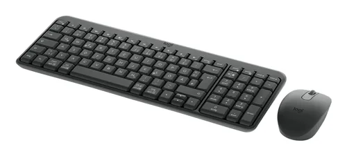Logitech MK250 keyboard Mouse included Universal RF Wireless + Bluetooth QWERTZ German Graphite