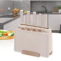 Maestro MR-1412-BEIGE posata da cucina e set di coltelli 6 pz