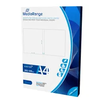 MediaRange Blu-ray Case 50 DINA4 BögenPack vorgestanzt