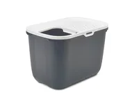 Savic Hop In Cat Top entry litter box Grey, White