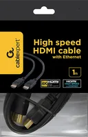 Gembird CC-HDMI4-1M HDMI cable HDMI Type A (Standard) Black