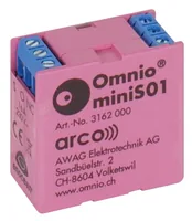 Omnio Schaltaktor miniS01 multifunktional - Produkttyp: Schaltaktoren - System-Kompatibilität: Keine - Protokoll: enOcean - Systemkommunikation: Wireless - Detailfarbe: Rosa