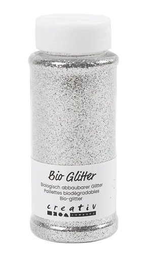 Creativ Company Glitzer 140 ml, Silber - Detailfarbe: Silber - Set: Nein