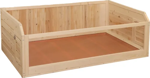 Kerbl Indoor Kleintierbehausung 113,5 x 75,5 x 40 cm - Nagetierart: Hamster - Kaninchen - Tierart: Kaninchen - Meerschweinchen - Nager