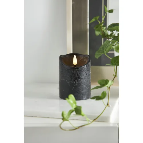Star Trading LED Pillar Candle Flamme Rustic