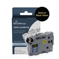 MediaRange Schriftbandka. Brother TZ-344TZe-344 18mm 8m sw