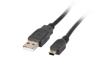 LANBERG Kabel USB-MiniM->USB-AM 2.0 1,8m CANON schwarz