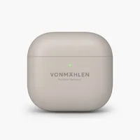 Vonmählen Transportcase Thin AirPods 4 Crème - Detailfarbe: Crème - Zubehörtyp Kopfhörer: Schutzhülle