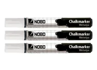Nobo Whiteboard-Marker 3 Stück Weiss - Strichstärke: Keine Angabe - Set: Ja - Verpackungseinheit: 3 Stück - Oberfläche: Glas - Whiteboard - Eigenschaft-Stift: Auswaschbar - Marker-Art: Whiteboard-Marker